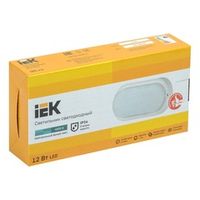 Светильник LED ДПО 4011 8Вт IP54 4000K овал белый IEK
