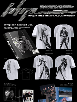 Альбом aespa - WHIPLASH 5th Mini Album LIMITED Edition WHIPLASH 4 Version SET