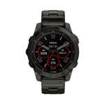 Умные часы Garmin Fenix 7, 47mm, Sapphire Solar Carbon Gray DLC Titanium with Titanium Band (010-02540-39)