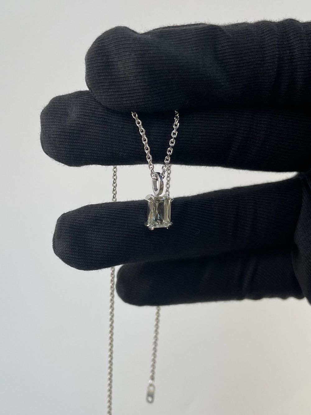 Подвеска Кристал Классик с празиолитом / Crystal Classic