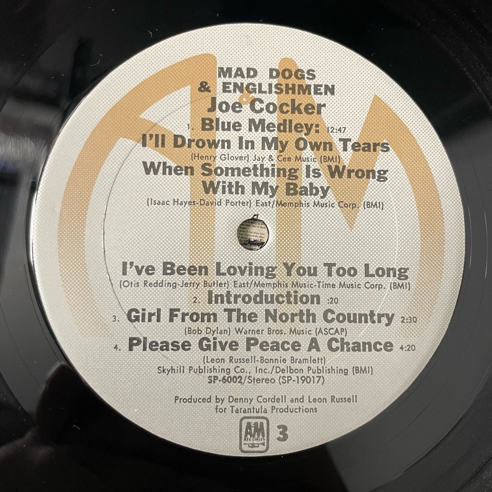 Винтажная виниловая пластинка 2LP Joe Cocker Mad Dogs Englishmen (США 1976)