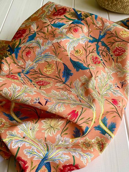 ПОЭМА В СТИЛЕ У. МОРРИСА, 100% хлопок Handmade Fabrics, отрез 85 см 4