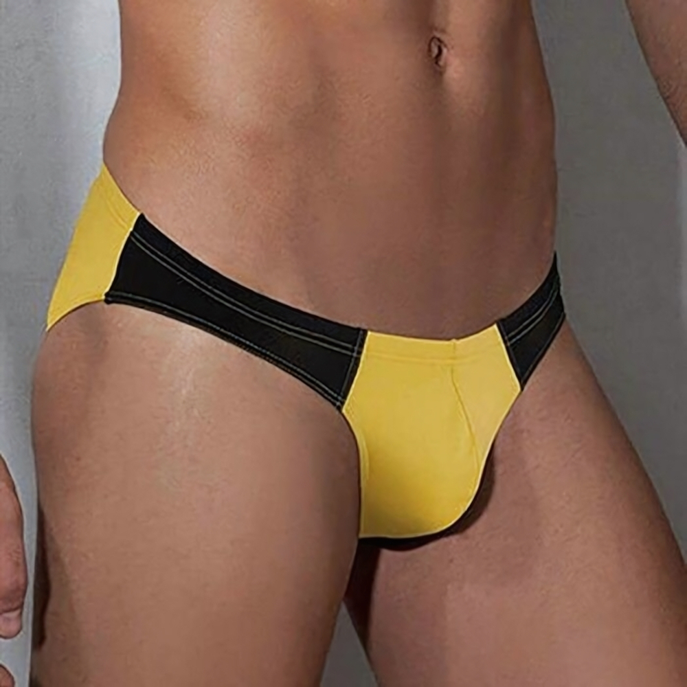 Стильные трусы-микро в спортивном стиле Doreanse Sport (Размер: XXL) (Цвет: черный с желтым)