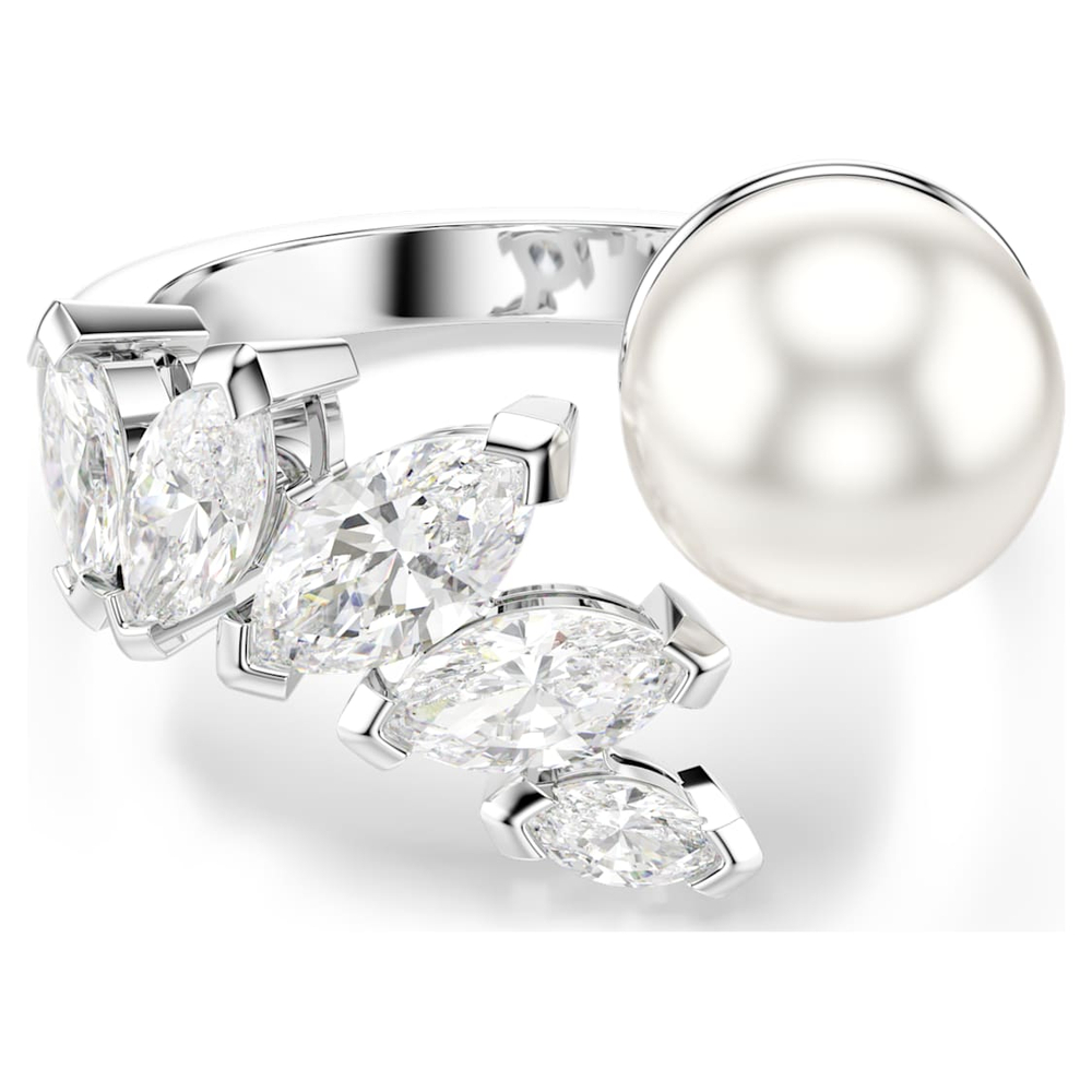 MESMERA:RING PEARL WHI/RHS 55