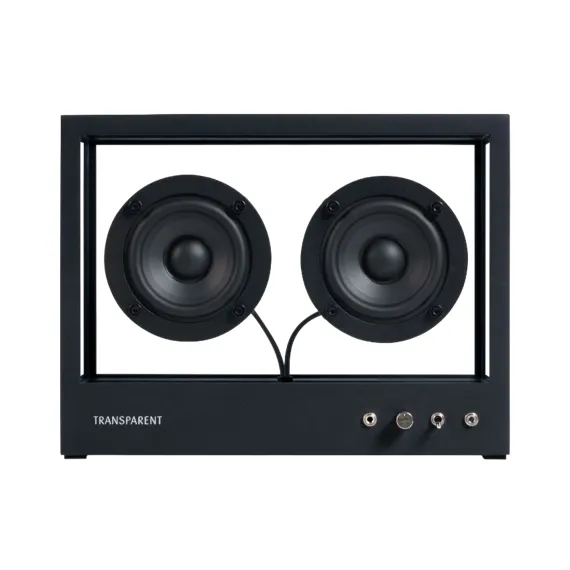 Transparent Small Transparent Speaker Black