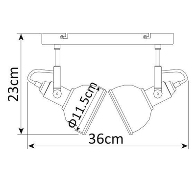 Спот Arte Lamp MARTIN A5213AP-2BR, 2хE14