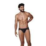 Черные трусы-джоки с ажурными вставками Urge Jockstrap (Размер: L) (Цвет: черный)