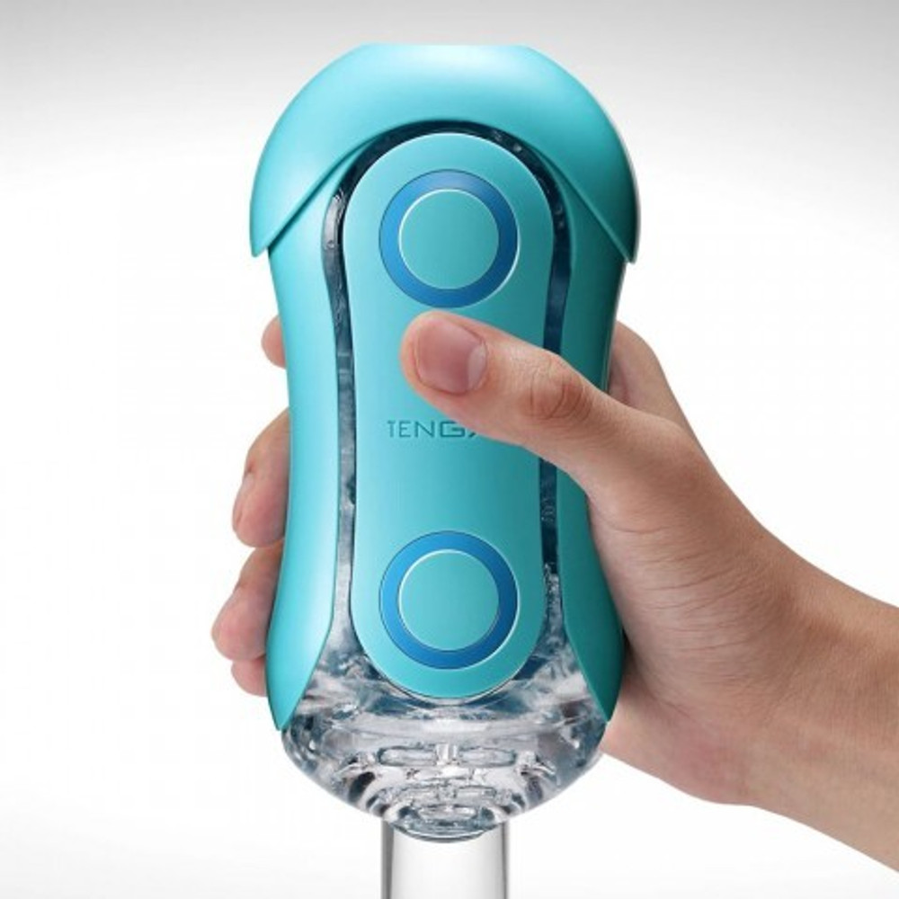 Мастурбатор Tenga Flip ORB Ocean голубой