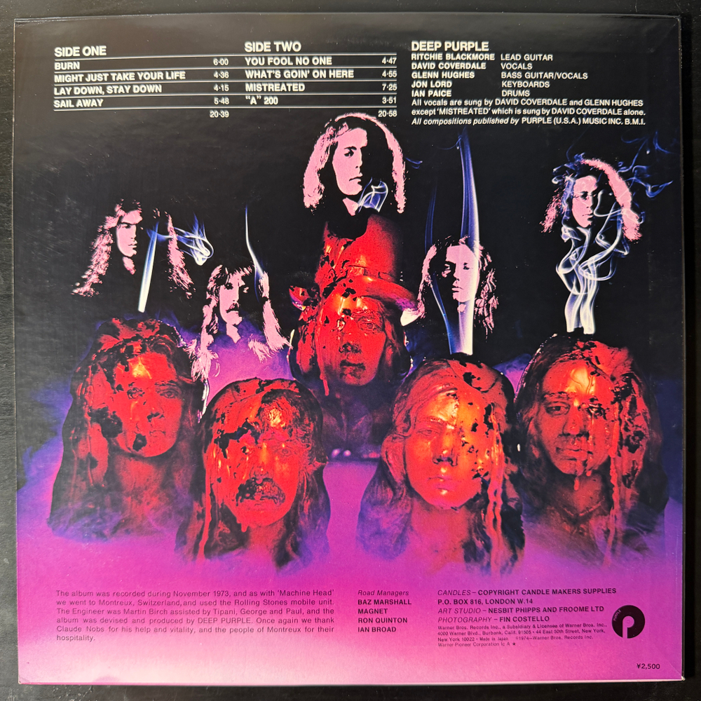 Deep Purple – Burn (Япония 1976г.) Т