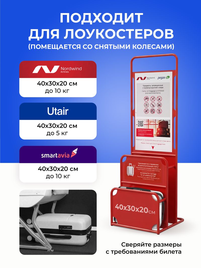 Набор Xs/M ручная кладь и средний Белый
