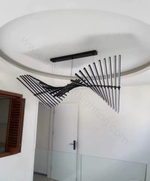 Pendant design lamp Rhythm by Vibia (Black)