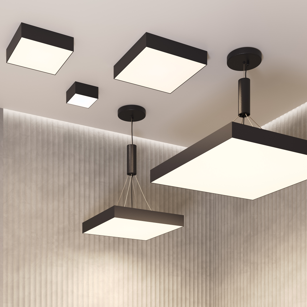 Потолочный светодиодный светильник Maytoni Zon C032CL-45W4K-SQ-B