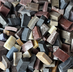 готовое изделие из коричневой колотой смальты SM-Set-Chocolate-1 ArtWorker