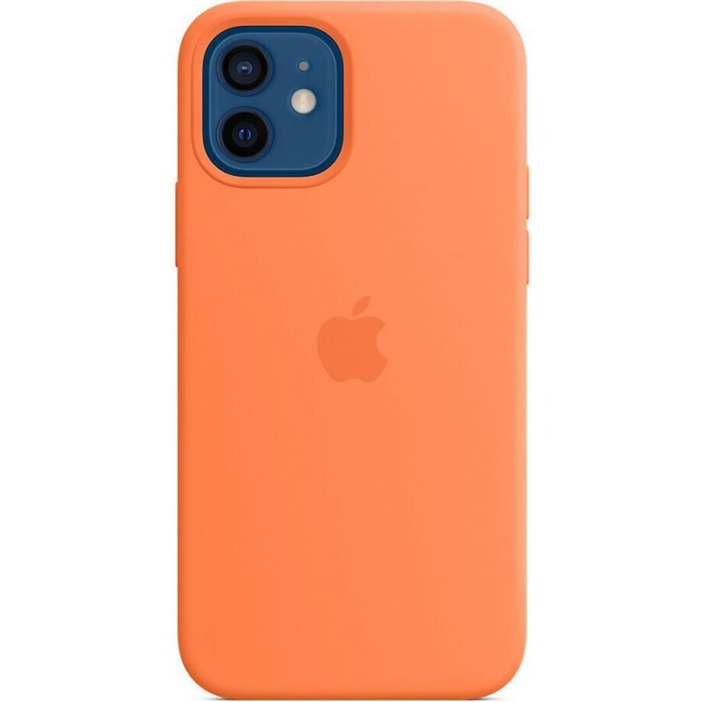 Силиконовый чехол Apple iPhone 12 / 12 Pro с MagSafe, кумкват, MHKY3 (Из Финляндии)
