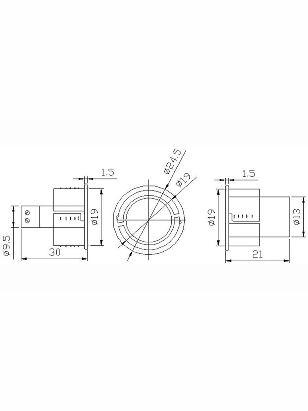 ST-DM031NC-BR Извещатель магнитоконтактный