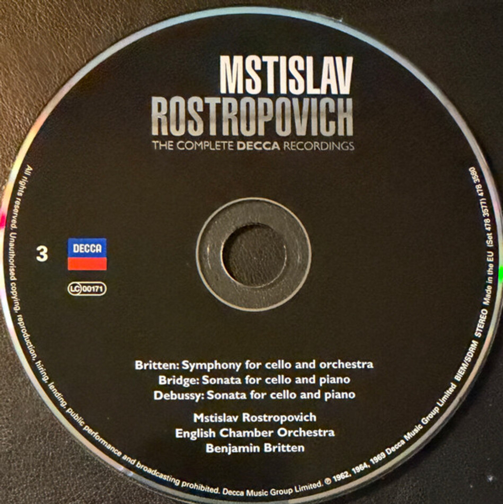 Mstislav Rostropovich / The Complete Decca Recordings (5CD)