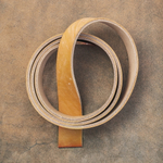 Ременная заготовка Брайдл цв. Желтый / Bridle OAK BARK London Color, толщ. 4,0+ мм