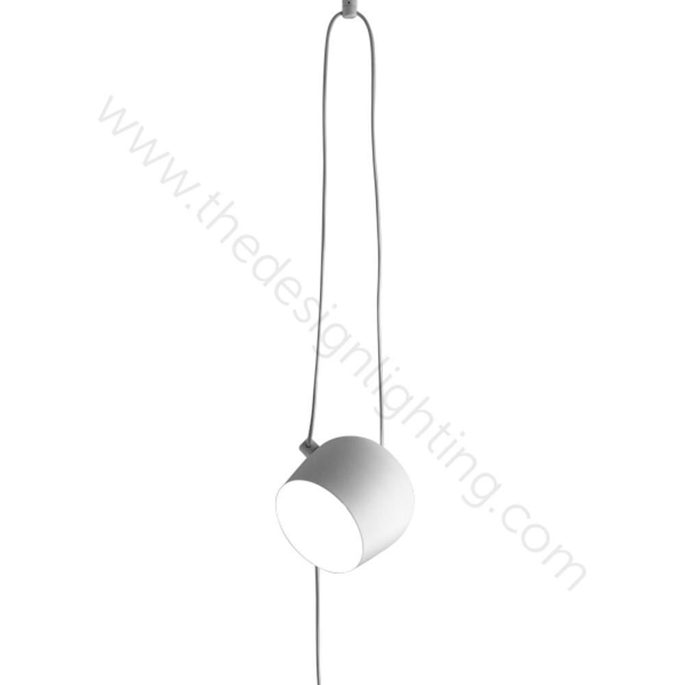 Pendant design lamp  AIM by Flos (1 lampshade ,  White,  Size S)