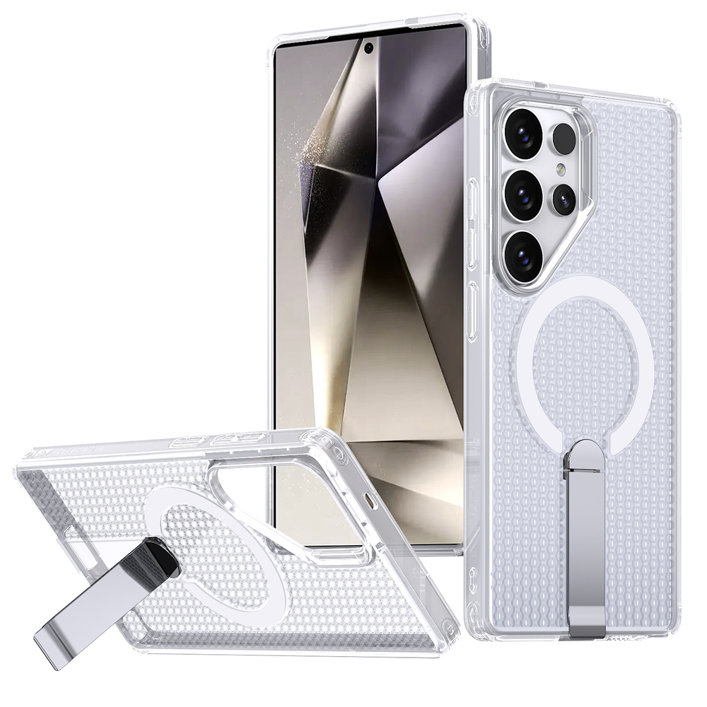 Прозрачный чехол Mesh Pro Magnetic Case для Samsung Galaxy S22 Ultra