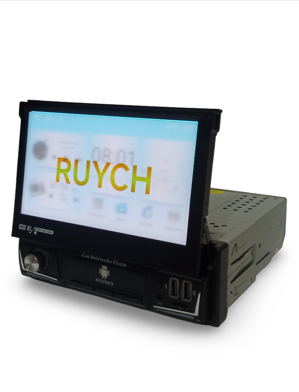 Автомагнитола с выдвижным экраном 7"Android 2+64GB Ruych N7