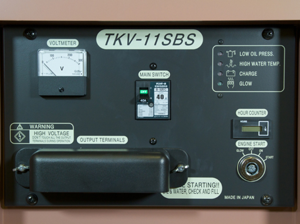 Дизельный генератор TOYO TKV 11 SBS