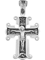 Крест из серебра/Чернение/Валаамская БМ