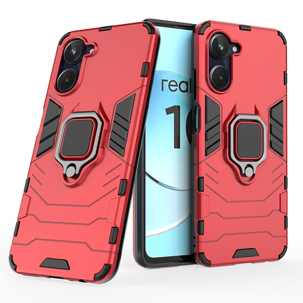 Противоударный чехол с кольцом Panther Case для Realme 10