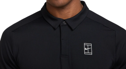 Мужское теннисное поло Nike Court Advantage Dri-Fit Tennis - черный