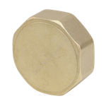 Заглушка латунь Ду 20 (3/4") ВР VALFEX VF.590.L.034