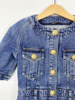 Джинсовое платье Balmain