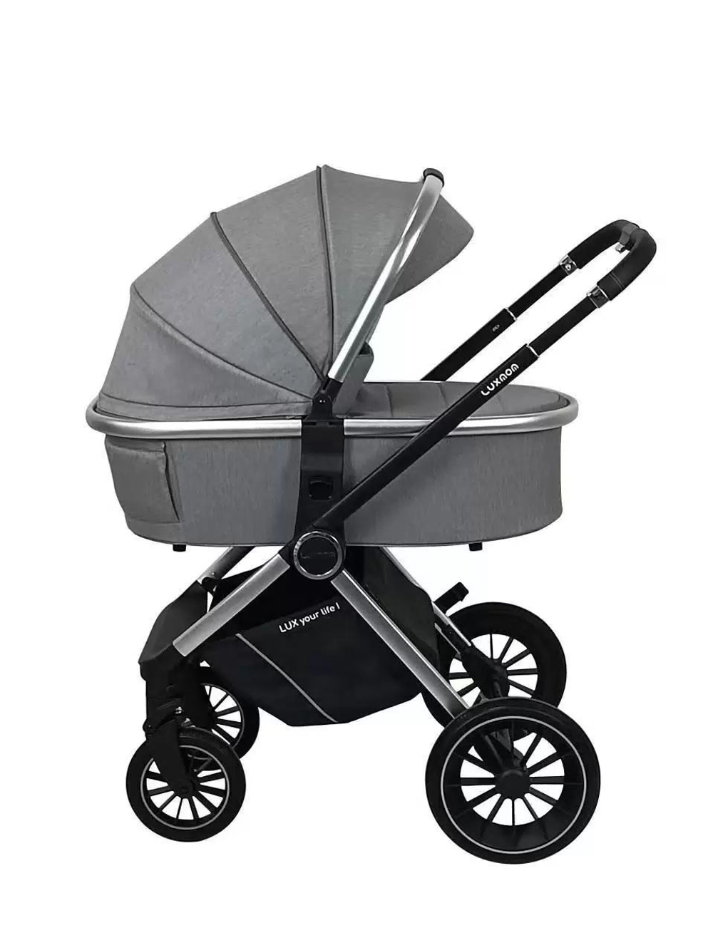 Детская модульная коляска Luxmom 750, автолюлька /выдвижная ручка /цвета