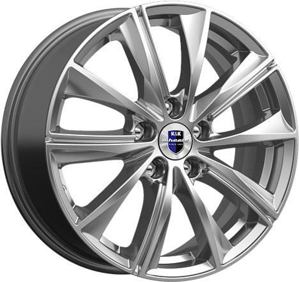 K&amp;K Арнар 6x15 4x100 ET 35 Dia 67.1 (silver)