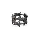 Кольцо двойное на фалангу — Caviar Jewellery, серый