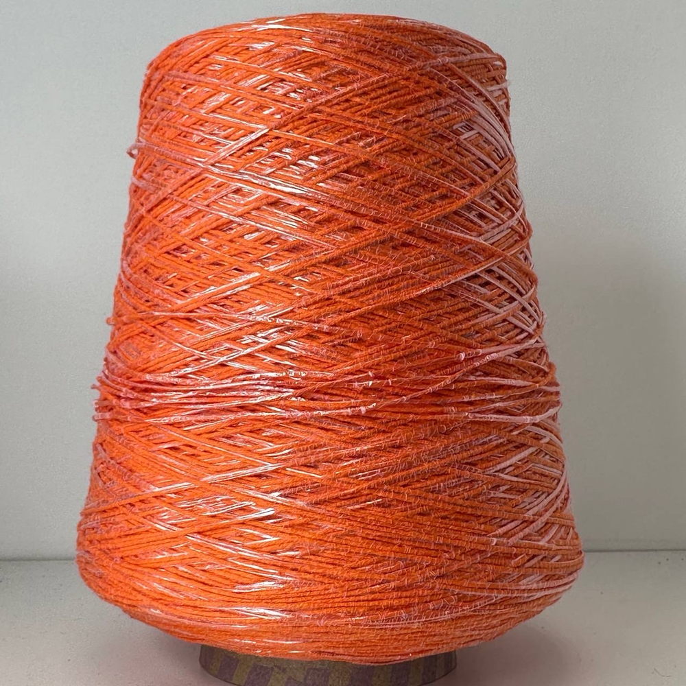 SHEEN; хлопок, люрекс; 340м/100гр; цвет: оранжевый; S712