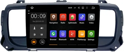 Магнитола для Peugeot Traveller/Expert, Citroen SpaceTourer/Jumpy, Opel Zafira Life/Vivaro - AIROC 2K RX-2907 Android 13, Быстрая, QLed+2K, CarPlay, SIM-слот