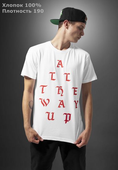 Футболка MISTER TEE All The Way Up Tee (Белый (White)