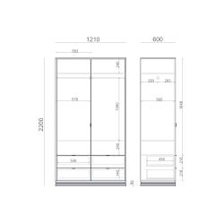 Шкаф TIMELESS TLD217