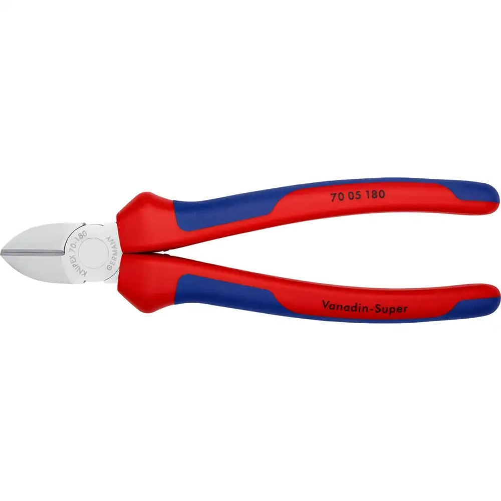 Кусачки боковые хромированные 180 мм Knipex 70 05 180