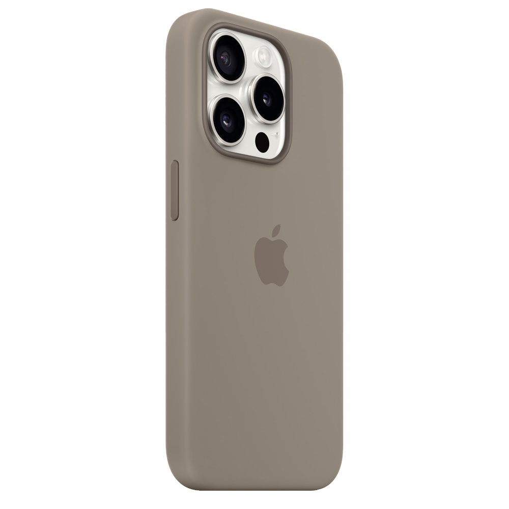 Силиконовый чехол с поддержкой MagSafe Apple Silicone Case для iPhone 15 Pro Max, Clay (Пепельно-коричневый)