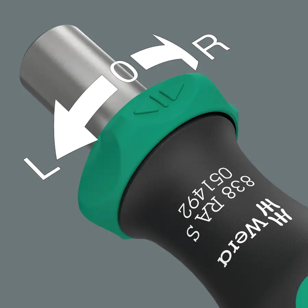 Ручка-битодержатель с функцией трещотки 838 RA S, 1/4" WERA 05051492001