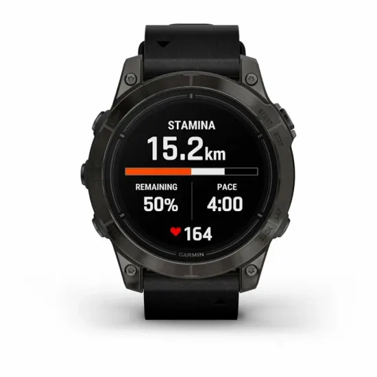 Умные часы Garmin EPIX Pro Gen 2 Sapphire Carbon Gray Black Leather Band 47mm