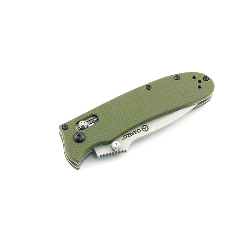 Нож туристический Ganzo G704 зеленый, G704-GR
