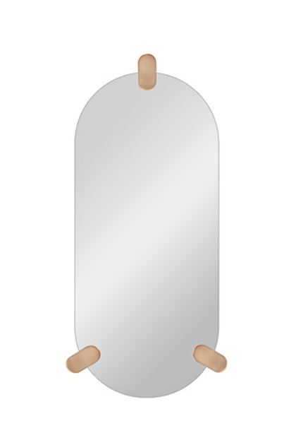 Зеркало овальное минималистичное 108x48x3.7см Garda Decor
