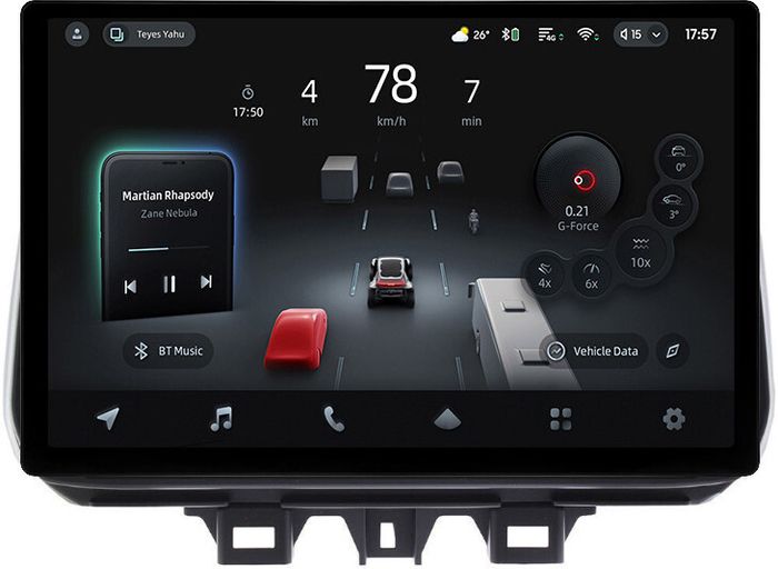 Магнитола для Hyundai Tucson 3 2018-2021 - Teyes CC4-PRO монитор 13" 2K QLED на Android 13, Быстрейшая, Snapdragon 778G, ИИ, CarPlay, DSP, 4G SIM-слот