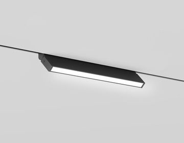 Трековый линейный светильник 3CCT 10W 3000К/4200К/6400K 120° GL2350 BK чёрный Magnetic standard 48V 10mm Ambrella