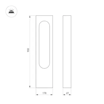 Садово-парковый светильник 12W 3000К 037523 серый LGD-MUSE-BOLL-H900-12W Warm3000 Arlight
