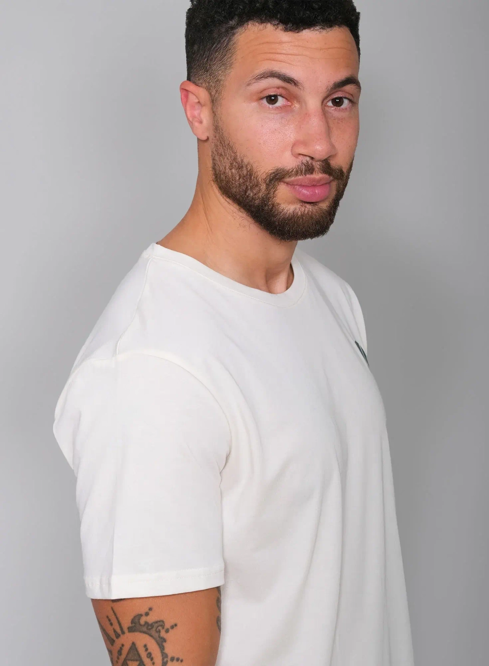 Мужская футболка RS Paris Cotton Court White/Court Green (231M003608/011)