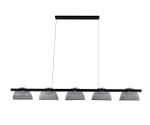 08447-5AL,19(16) Люстра Каспи черный L132 h150 Led 5*6W (4000K). ТМ Kink Light