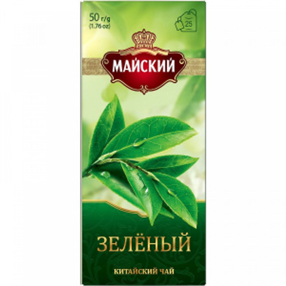 Чай зеленый Майский 50гр 25пакет