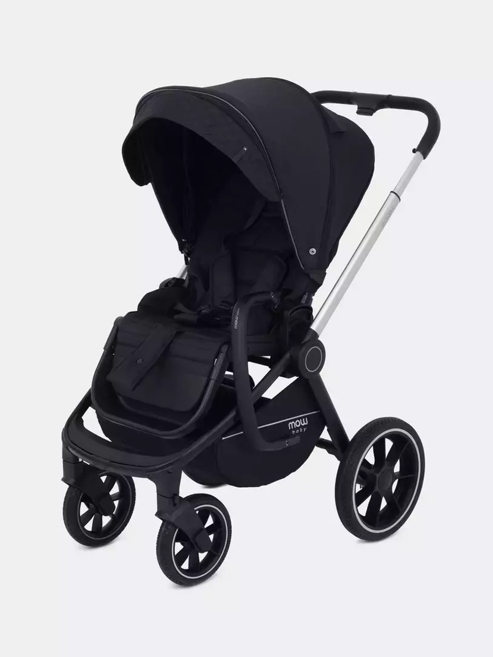 Коляска детская MOWBaby "ZOOM"PU (3в1) RA087 Silver Beige